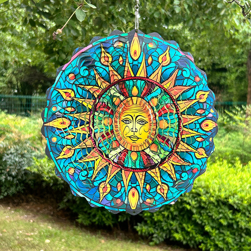 3D Color Wind Spinner, Outdoor Garden Yard Hanging Decor, and Indoor Wind Chimes Catcher