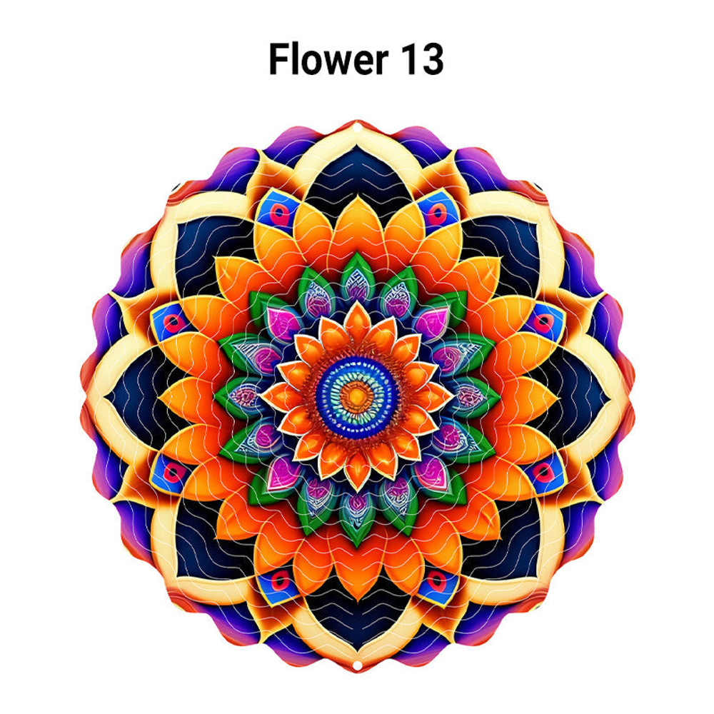 3D Color Wind Spinner, Outdoor Garden Yard Hanging Decor, and Indoor Wind Chimes Catcher