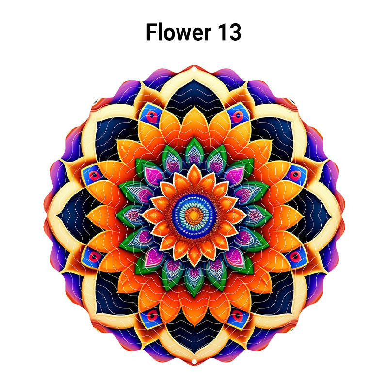 3D Color Wind Spinner, Outdoor Garden Yard Hanging Decor, and Indoor Wind Chimes Catcher