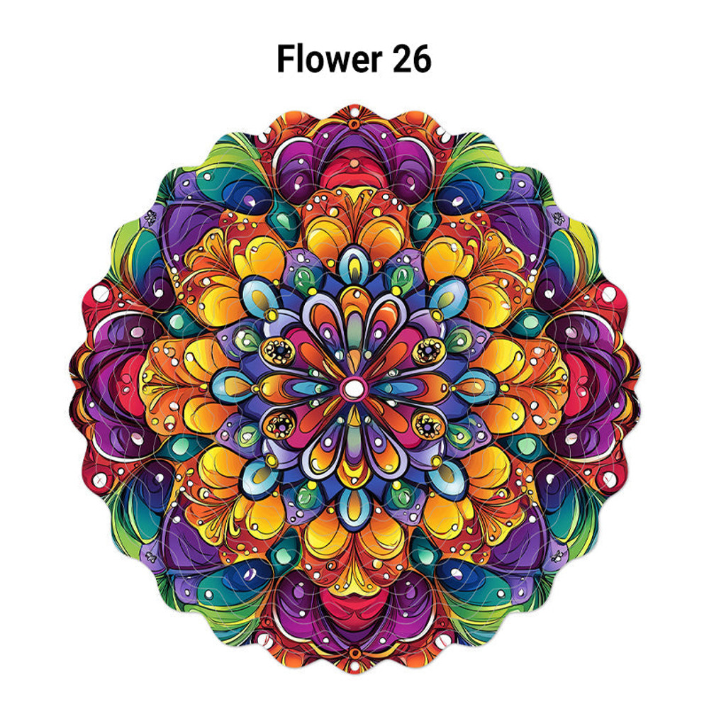 3D Color Wind Spinner, Outdoor Garden Yard Hanging Decor, and Indoor Wind Chimes Catcher