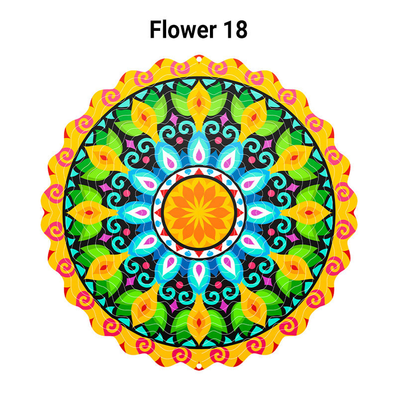 3D Color Wind Spinner, Outdoor Garden Yard Hanging Decor, and Indoor Wind Chimes Catcher