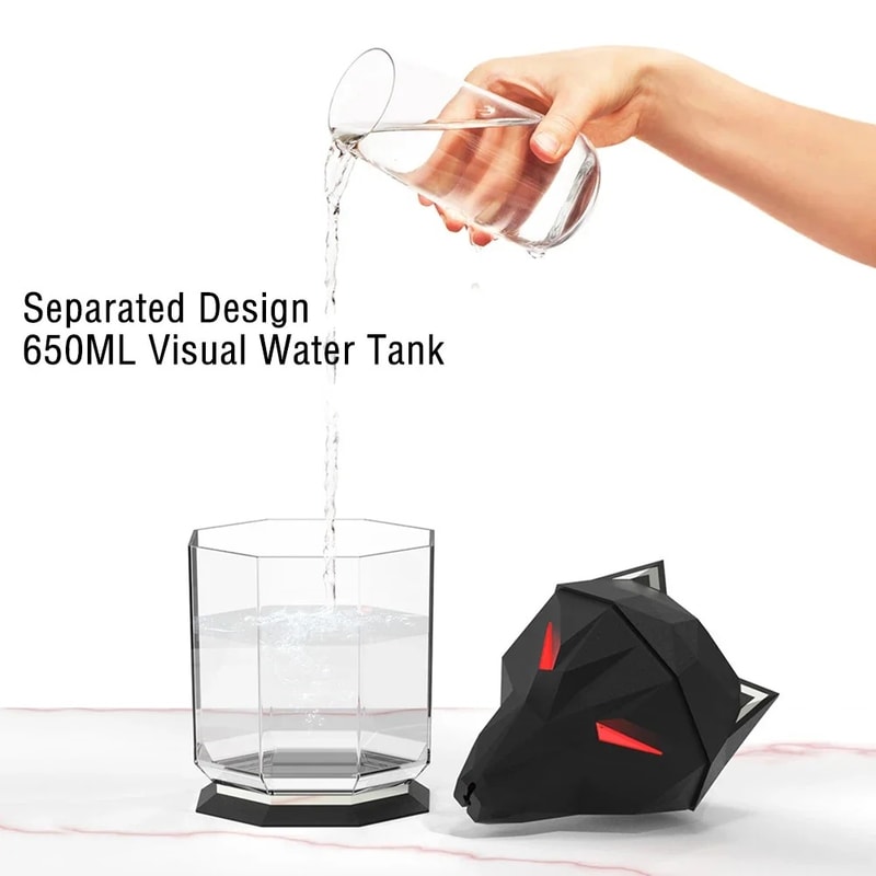 Portable Air Humidifier USB Essential Oil Diffuser With Cold Fog Spray And LED Light For Home And O 3