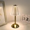 USB Rechargeable, Modern Touch LED Desk Lamp, Adjustable Cordless Metal Lamp, Crystal Decorative Light