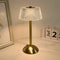 USB Rechargeable, Modern Touch LED Desk Lamp, Adjustable Cordless Metal Lamp, Crystal Decorative Light