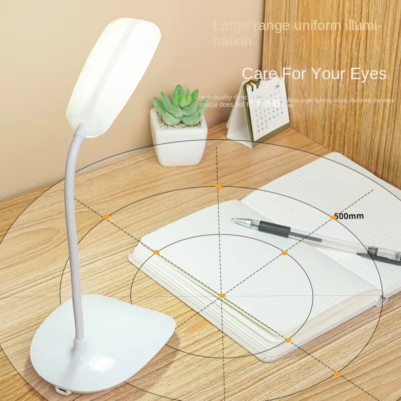 Rechargeable LED Desk Lamp Portable Touch Dimming Eye Care Night Light For Office Study And Bedside 3