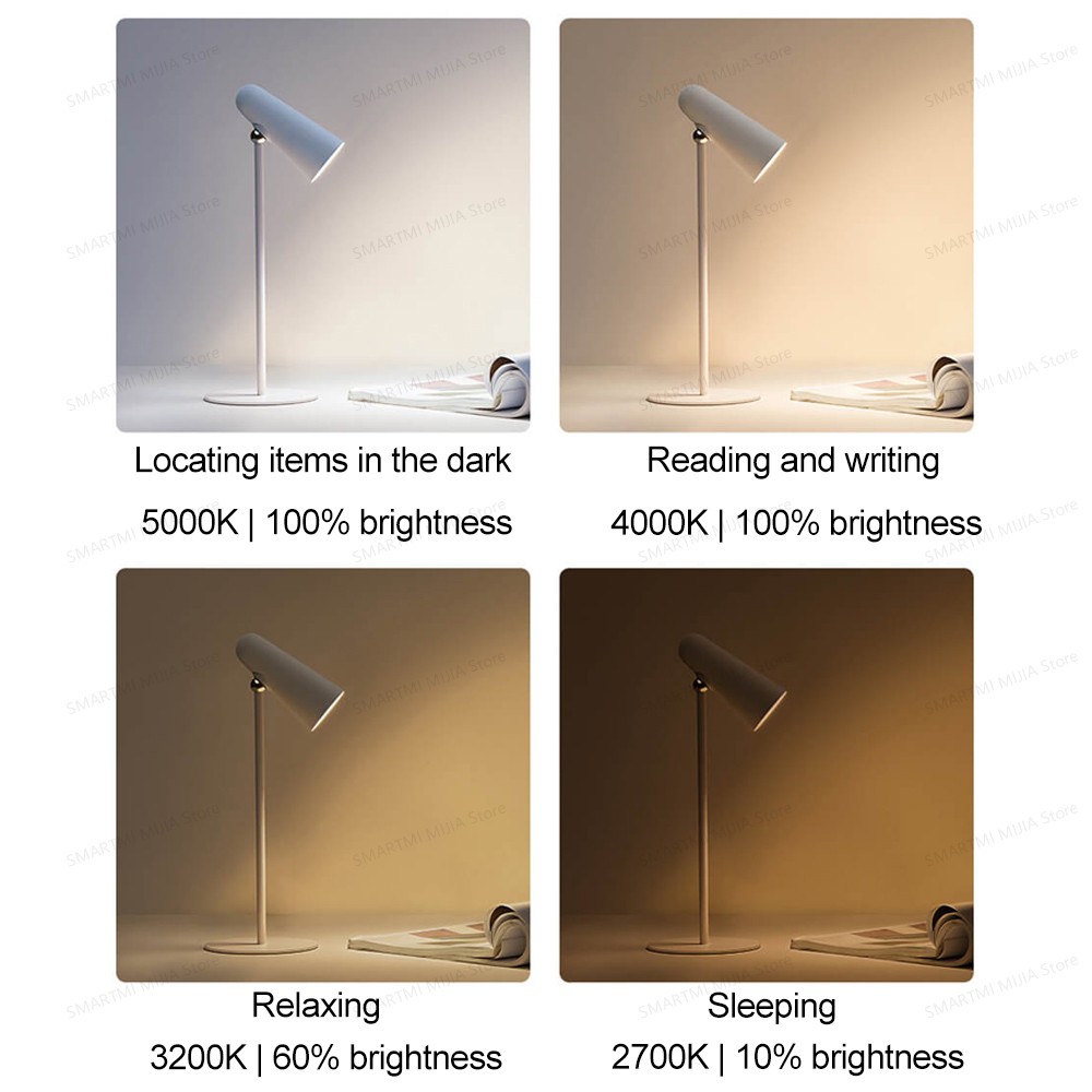 Flexible Rechargeable Lamp 3 In 1 Desk And Clamp Lamp USB C 4 Lighting Modes 3