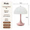 Portable Rechargeable Mushroom Table Lamp Simple Modern LED Night Light ABS Decoration 6