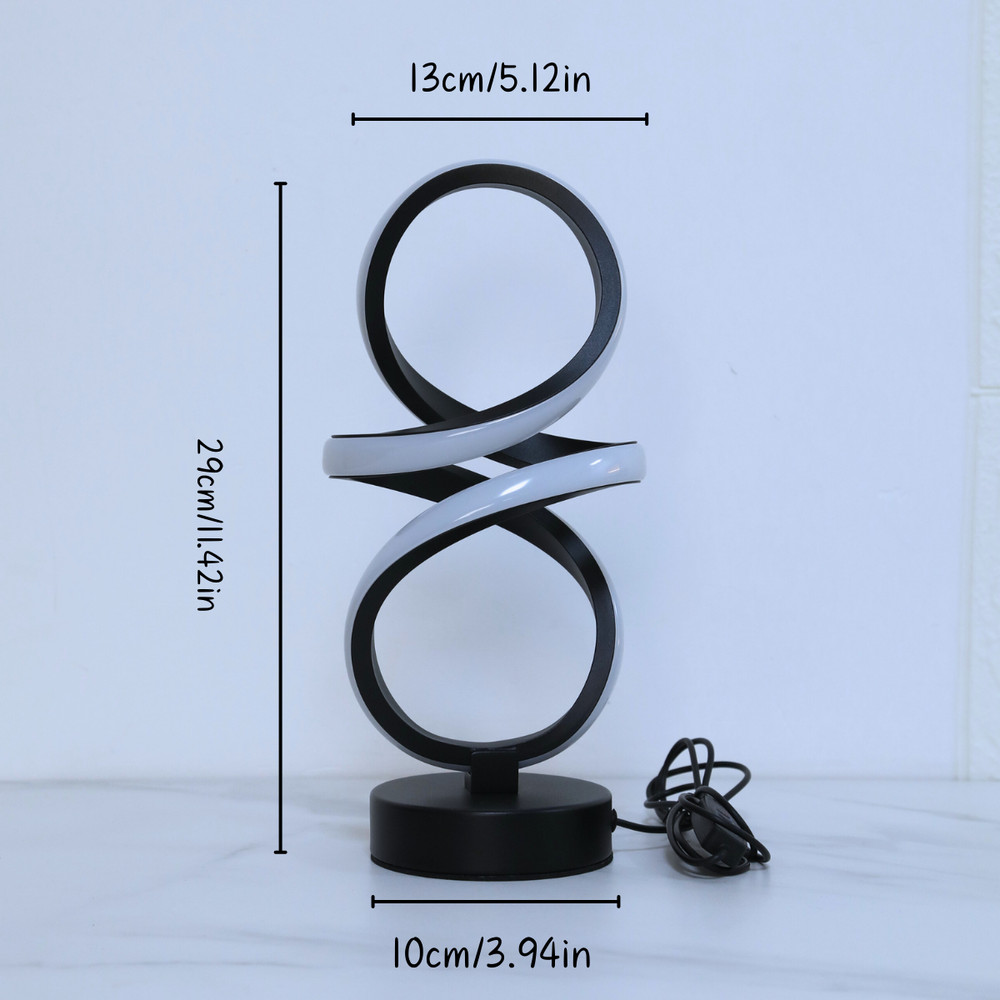 Adjustable 3 Color LED Table Lamp, with USB Power Supply, for Home Office, Bedroom, and Study Room
