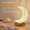 3D Moon Lamp, Touch Control Night Light, USB Bedside LED, Aesthetic Girls Room Decor, Home Ambient Table Light