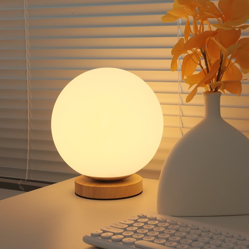 USB Rechargeable LED Table Lamp, Color Changing Night Light, for Bedroom, Office, and Living Room