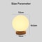 USB Rechargeable LED Table Lamp, Color Changing Night Light, for Bedroom, Office, and Living Room