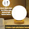 USB Rechargeable LED Table Lamp, Color Changing Night Light, for Bedroom, Office, and Living Room