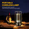 Creative Cordless LED Table Lamp, Portable Desk and Bedside Light, for Outdoor Camping, Restaurant Atmosphere