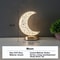 3D Moon Lamp USB Bedside Table Light Crystal Touch Dimming Night Light For Bedroom Girls Room Aesth 7