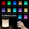 Smart Touch Bedside Table Lamp 16 RGB Colors USB Rechargeable Night Light Desk Lamp Bedroom Decorat 3
