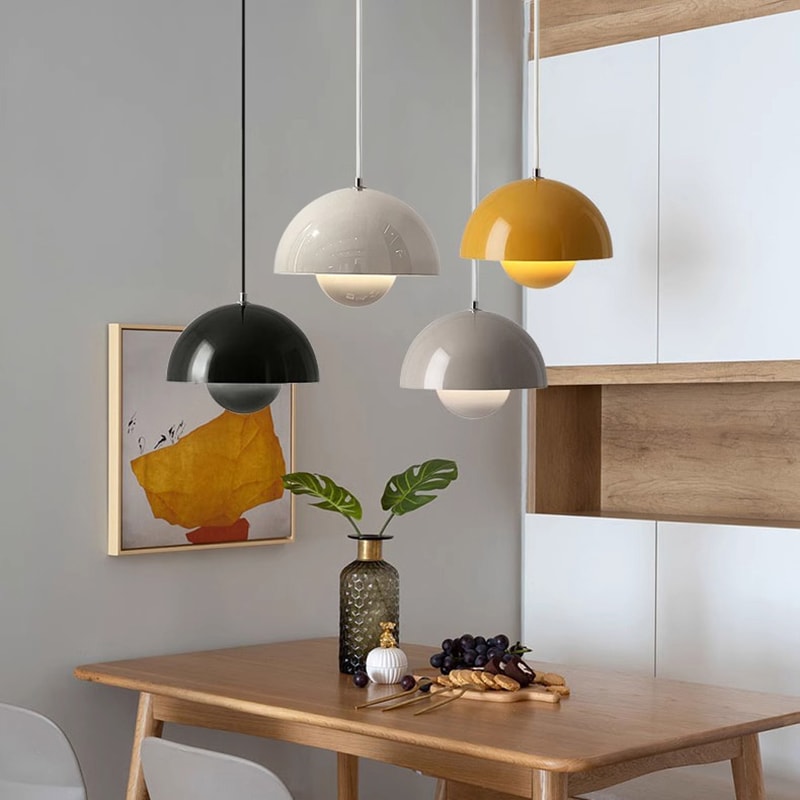 Modern Bud Pendant Light, A Classic Chandelier for Bedroom, Study, and Restaurant Indoor Lighting, Multi Color Optional