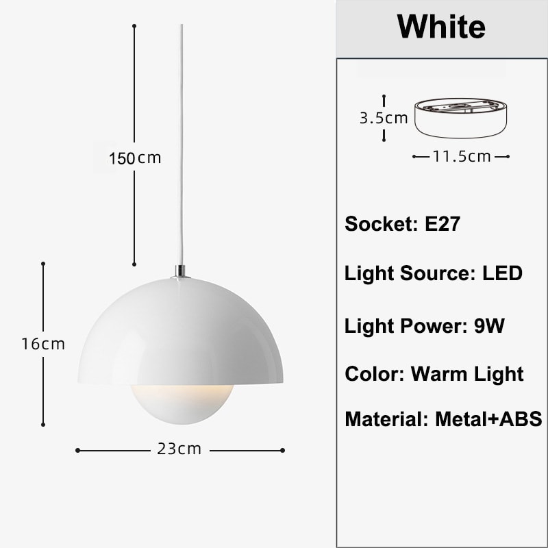 Modern Bud Pendant Light, A Classic Chandelier for Bedroom, Study, and Restaurant Indoor Lighting, Multi Color Optional