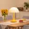 Modern Mushroom Table Lamp Rechargeable Portable Night Light With 3 Color Dimming ABS LED Decoratio 2