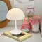Modern Mushroom Table Lamp Rechargeable Portable Night Light With 3 Color Dimming ABS LED Decoratio 4