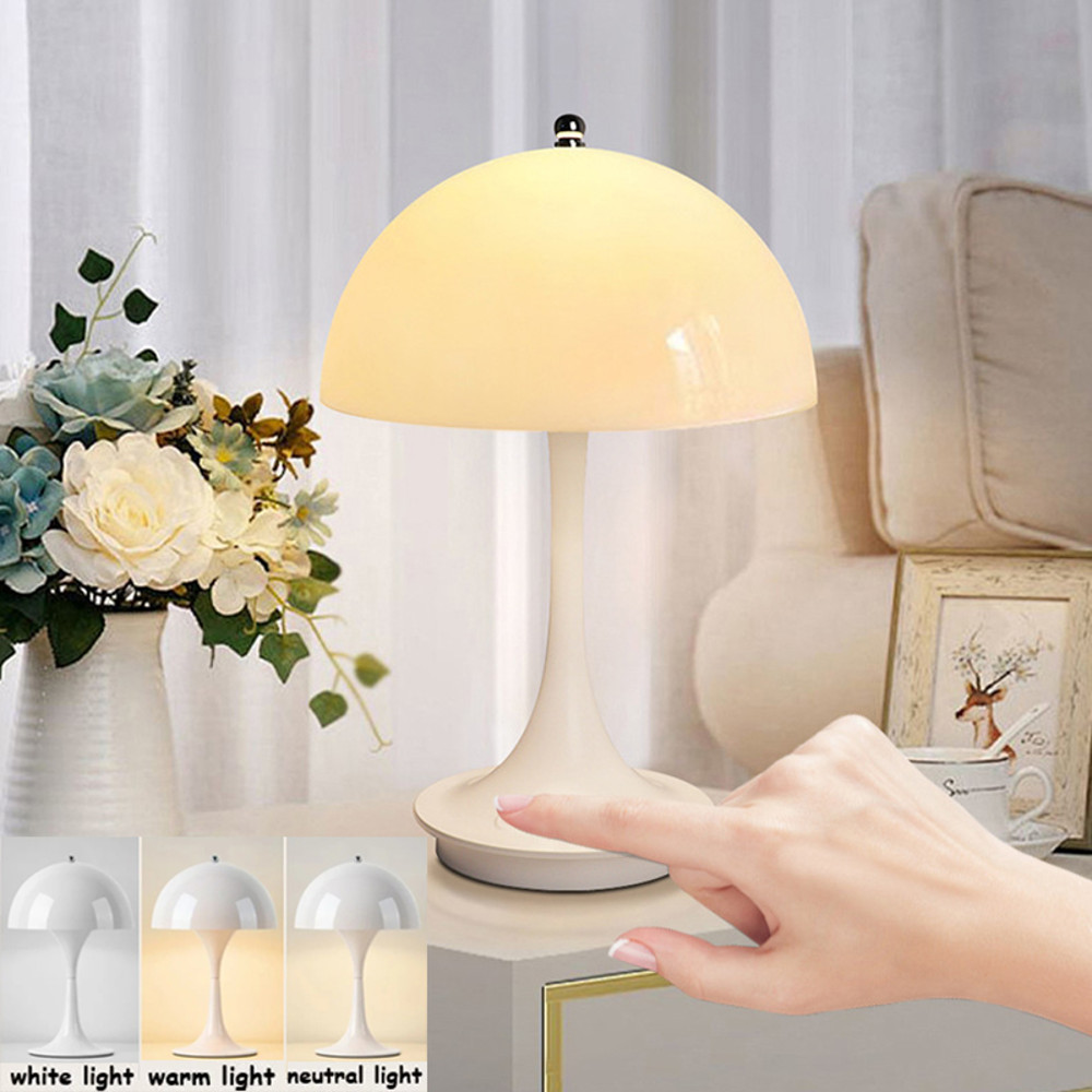 ABS LED Decoration Rechargeable, Portable Night Light with 3 Color Dimming