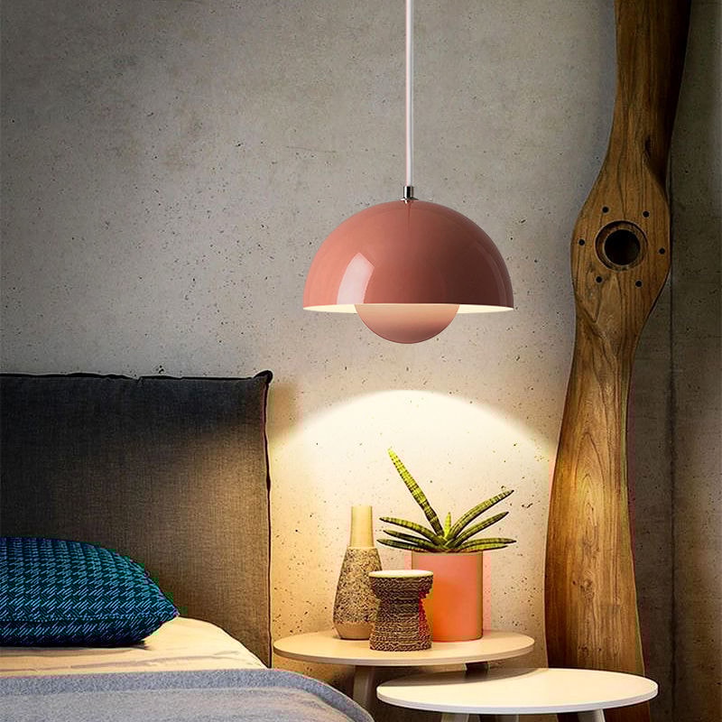 Modern Bud Pendant Light Creative Chandelier Multi Color Optional Indoor Lighting For Bedroom Study 5