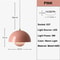 Modern Bud Pendant Light Creative Chandelier Multi Color Optional Indoor Lighting For Bedroom Study 11