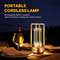 Creative Rechargeable LED Cordless Table Lamp ABS Desk Lamps For Bedside Camping Atmosphere Light 1