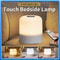Rechargeable RGB Table Lamp, Dimmable Touch Night Light, with Remote Control for Bedroom and Living Room