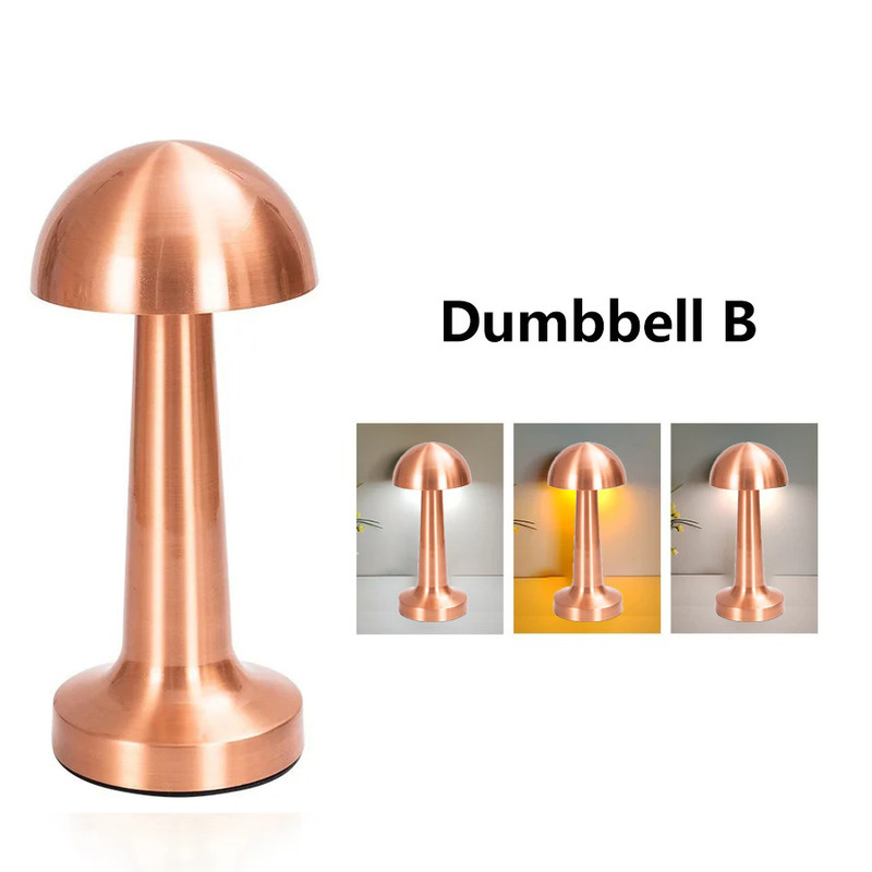 Cordless LED Table Lamp Modernist Art Deco Design Touch Control Desk Lamp For Home Decor 7