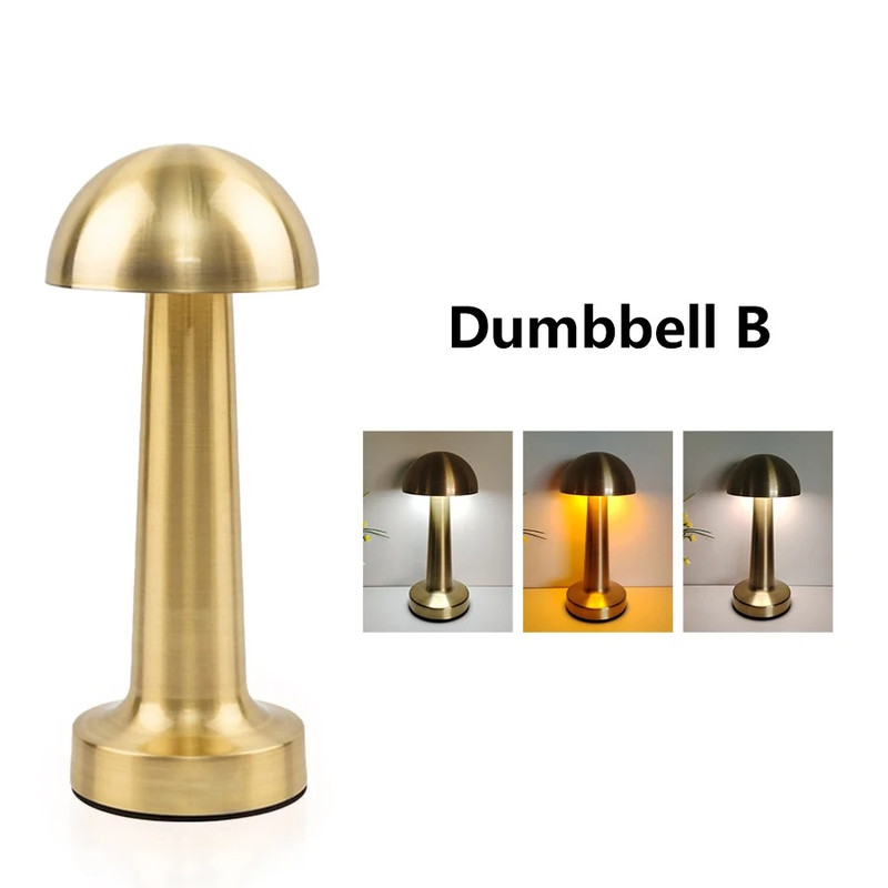 Cordless LED Table Lamp Modernist Art Deco Design Touch Control Desk Lamp For Home Decor 8