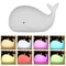 Cute Whale Night Light, USB Rechargeable Silicone Lamp, Kids Room Decor, Animal Table LED Light, Childrens Gift