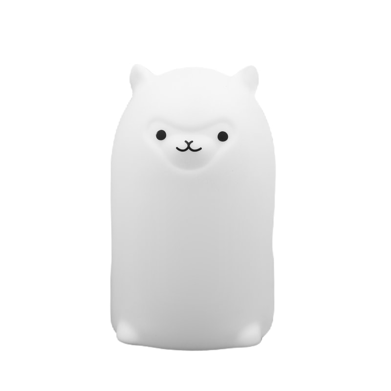 Silicone Stress Relief Pat Duck Lamp, Cute Pear Night Light, Dimmable, USB Rechargeable Touch Control