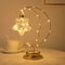 Moon Shape LED Night Lamp, Home Decoration Star, Heart Iron Material Indoor Ornament, Small LED Light for Gift