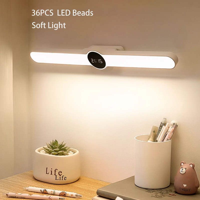 LED Desk Lamp, Eye Protection Learning Lamp with Magnetic Suction, Special Charging Design for College Student Dormitory