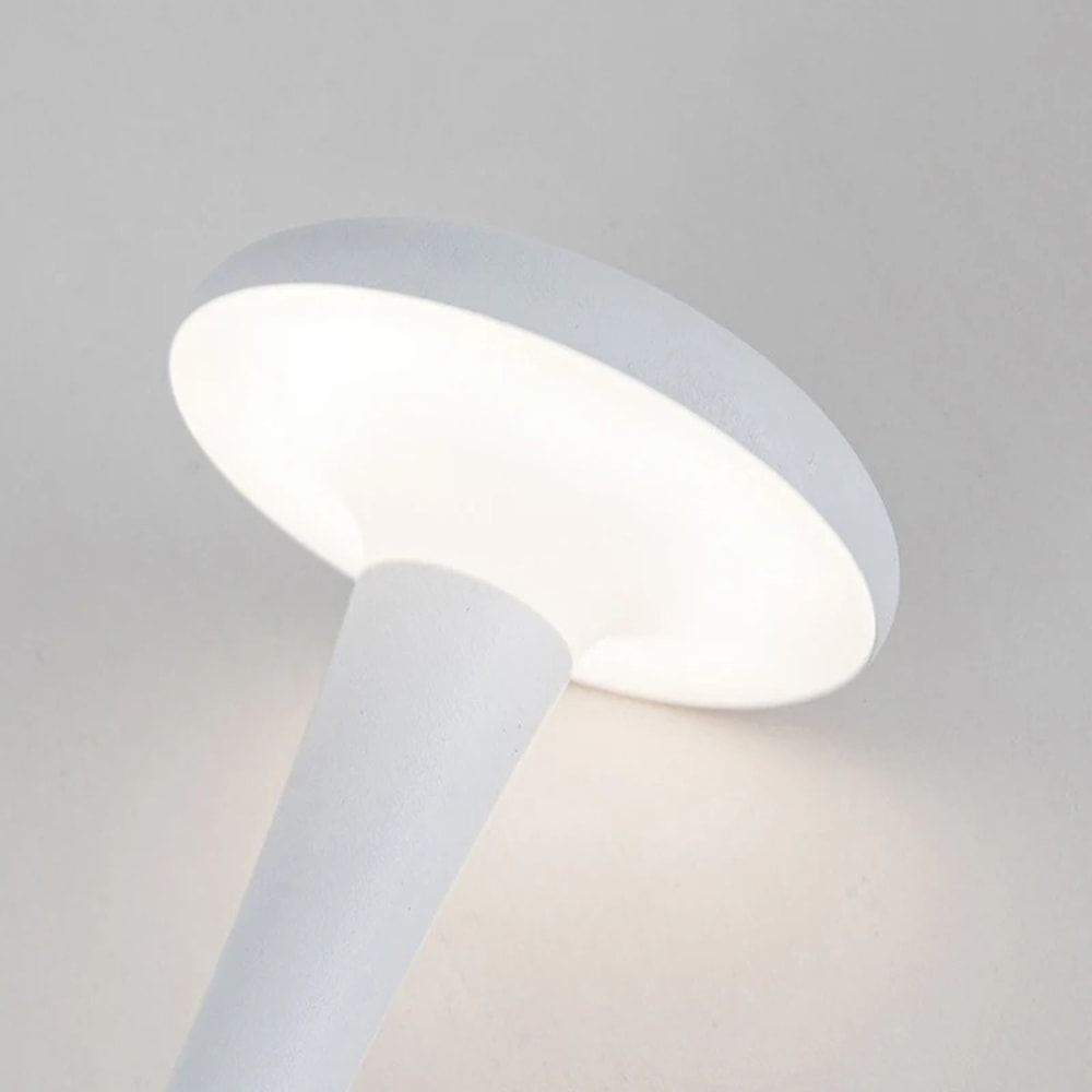 Rechargeable Mushroom Table Lamp, Wireless Touch Control, USB C Desk Lamp, Creative Atmosphere Light