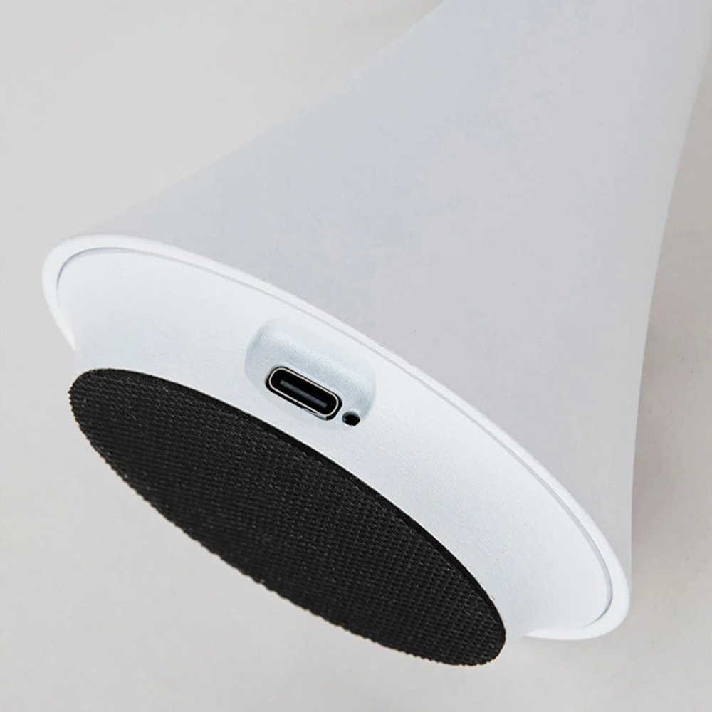 Rechargeable Mushroom Table Lamp, Wireless Touch Control, USB C Desk Lamp, Creative Atmosphere Light