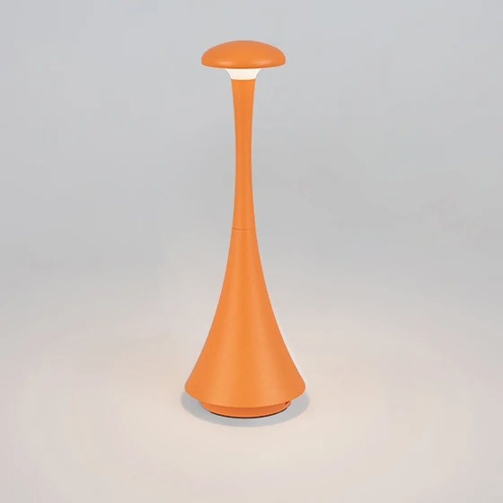 Rechargeable Mushroom Table Lamp, Wireless Touch Control, USB C Desk Lamp, Creative Atmosphere Light