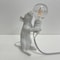 Modern Animal Desk Lamp, Cute Resin Night Light, Mouse Cat Squirrel Design, Home Decor Lighting