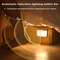 Magnetic Motion Sensor Night Light, USB Rechargeable Stick-On Wall/Closet/Bedside Lamp
