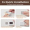 Magnetic Motion Sensor Night Light, USB Rechargeable Stick-On Wall/Closet/Bedside Lamp