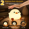 Cute Duck Lamp, Rechargeable Dimmable Nightlight, Silicone LED Bedside Lamp for Nursery