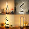 Creative Spiral LED Desk Lamp, Dimmable Reading Light with 3 Colors, for Bedroom, Office, Living Room, and Bedside Decor