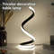 Creative Spiral LED Desk Lamp, Dimmable Reading Light with 3 Colors, for Bedroom, Office, Living Room, and Bedside Decor