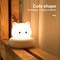Touch Control Nightlight, Cute Animal Night Light for Kids, 3 Level Dimmable Nursery Sleeping Lamp, Breastfeeding Toddle