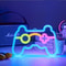 USB Powered Game Controller Neon Light, Gaming Room Decor, Childrens Room Art, LED Neon Sign