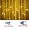Christmas Snowflakes String Lights, Flashing Fairy Curtain, Outdoor Holiday Party Garland, New Year Decoration