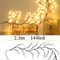 USB Willow Vine Branch Lights, 8 Modes Warm White Light, for Room Wall Kitchen Coffee Shop Christmas Halloween Decor