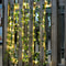 Glowing Artificial Plant Garland, Silk Fake Green Leaf Ivy Vine with LED String Lights, for Wedding and Home Bedroom