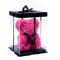 Rose Bear Gift, Artificial Foam Flowers Bear for Valentines Day, Anniversary, Wedding, Birthday, with Gift Box