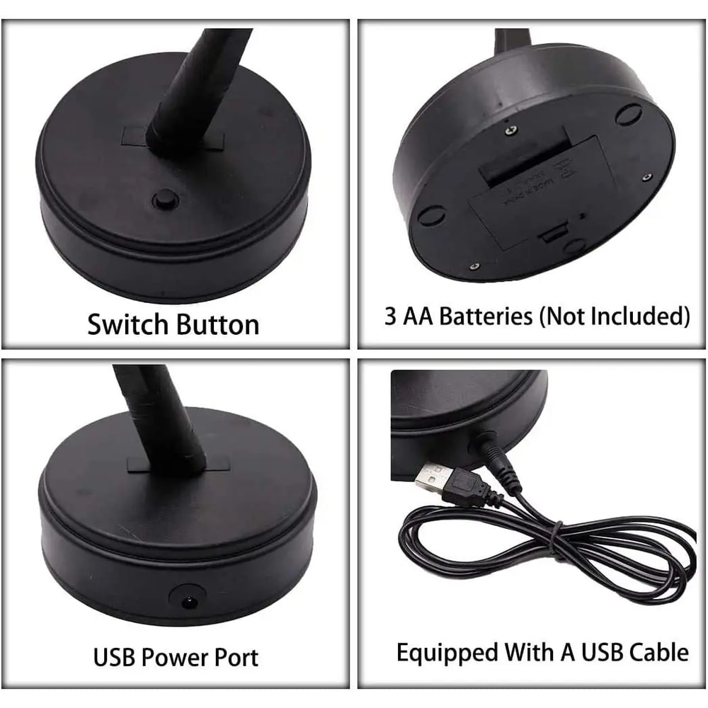 Artificial Bonsai Tree Night Light, USB and Battery Powered, Touch Switch Cherry Blossom, Desktop LED Lamp Decor